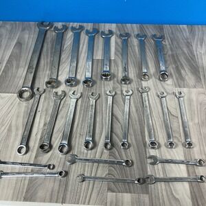 Pittsburgh 23 Piece Combo Wrench Set SAE 1-1/4 through 3/8